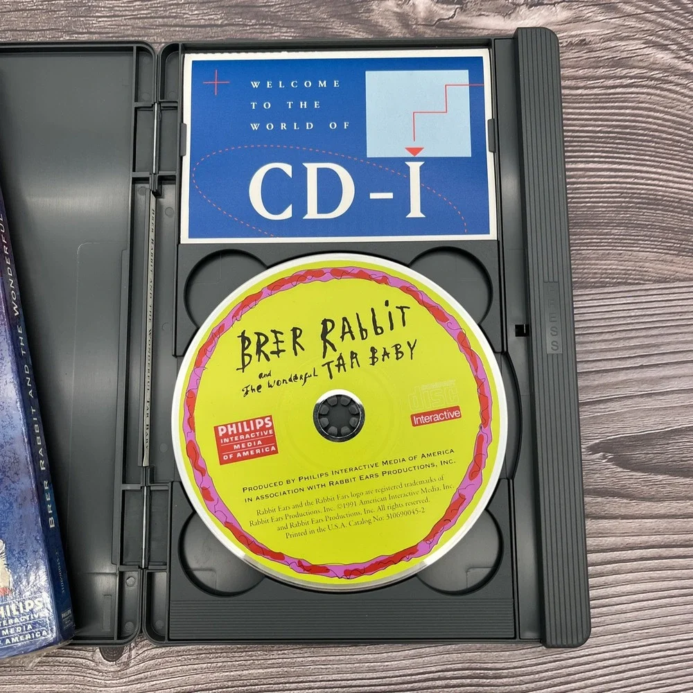 Brer Rabbit and the Wonderful Tar Baby Philips CDI CD-I - NO MANUAL W/ Sleeve